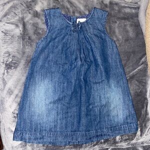 Baby jean dress